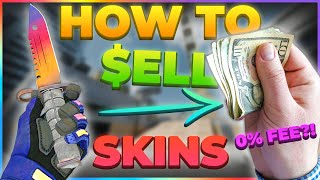 BEST WAY to SELL and CASHOUT CS2 SKINS for REAL MONEY in 2023 [upl. by Suirada]