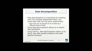 Concurrency Parallelism Data and Task Decompositions [upl. by Laet]