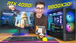 The FASTEST Gaming PC Build EVER  Ryzen 7 9800X3D amp RTX 4090 w Gameplay Benchmarks [upl. by Clive242]