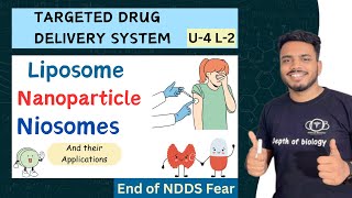 Liposomes  Niosomes  Nanoparticles  Targeted drug delivery system  Carrier used in TDDS NDDS [upl. by Eleen38]