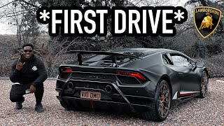 MY NEW LAMBORGHINI HURACAN PERFORMANTE FIRST DRIVE [upl. by Alodi208]