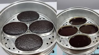 Steamed Chocolate Moist cake [upl. by Pietje]