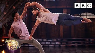 John Whaite and Johannes Radebe dance Couples Choice to Hometown Glory by Adele ✨ BBC Strictly 2021 [upl. by Theona62]