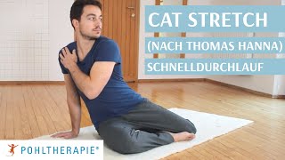 Cat Stretch Schnelldurchlauf nach Thomas Hanna [upl. by Ellehsram]