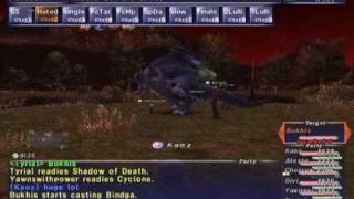 FFXI NM Saga 295 Bukhis NM Full Battle [upl. by Drallim469]