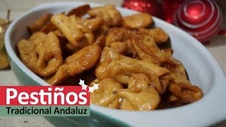 Pestiños receta tradicional andaluza [upl. by Lilllie]