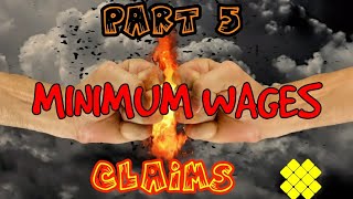 Part 5  Minimum wages claims Authority commissionerlabour law LLB LEARN ON TIPS [upl. by Julietta]