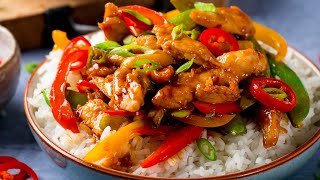 Quick and Easy Chicken Stir Fry Recipe  On the table in 20 minutes [upl. by Ingar]