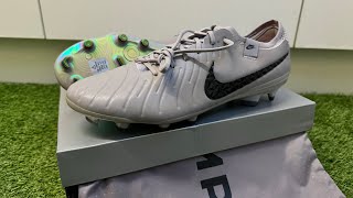 Nike Tiempo Legend 10 Elite FG Boots Review  On Feet amp Unboxing ASMR [upl. by Hepza346]