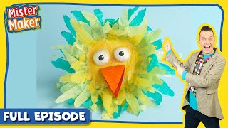 Mister Maker 🎨 Series 1 Episode 10  Animal Faces Tissue Paper Plate 🍽  FULL EPISODE [upl. by Akins734]