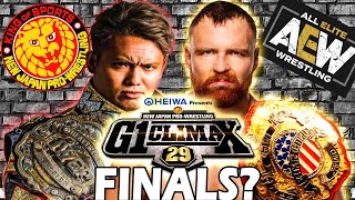 AEW vs NJPW  Kazuchika Okada vs Jon Moxley in NJPW G1 Climax 29 Finals [upl. by Tenner777]