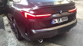 Bmw 2 series gran coupe cold start exhaust [upl. by Lattonia]