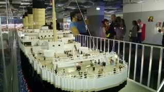 Lego Titanic  Big Lego Exhibition [upl. by Ellasal]