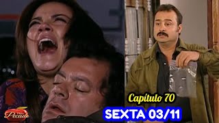 MEU PECADO capítulo de hoje sextafeira 03112023 novelas do SBT [upl. by Nymrak]