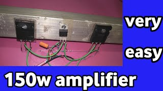 how to make a simple powerful amplifier [upl. by Ahsenre]