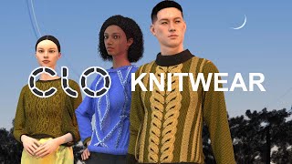 New Knitwear in Clo3D [upl. by Adialeda]