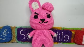 🐰Conejito Cooky BTS BT21 🐇Tejido a Crochet🐰 Muy Fácil 🐰 [upl. by Verdi6]