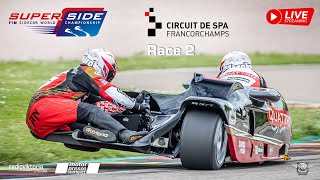 Sidecar World Championship  SpaFrancorchamps 2023  race 2  ENGLISH [upl. by Soph422]