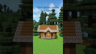 I Built the PERFECT Starter House in Minecraft [upl. by Lacram]