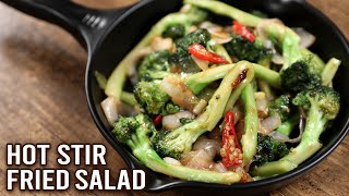 Stir Fried Broccoli Salad  Winter Is Coming  How To Make Stir Fried Salad  Healthy Recipe  Varun [upl. by Stanley]