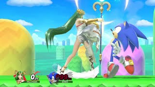 【スマブラSP】パルテナの服が舞い上がる古ネタ [upl. by Llener]