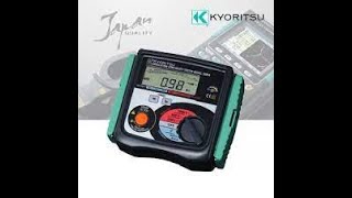 Paano Gamitin ang Kyoritsu Insulation Resistance Tester 3005A Tutorial Part 1 [upl. by Atreb]