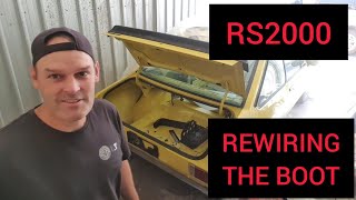 Ford Escort MK2 RS2000  Restoration pt 11  Finishing the boot and rear bumper [upl. by Funda]