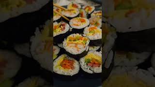 Korban drama korea  makan malam gimbap amp pajeon gimbap koreandrama koreanfood [upl. by Navak26]