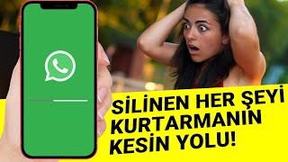 WHATSAPP SİLİNEN MESAJLARI GERİ GETİRME  Whatsapp Silinen Mesajları Görme [upl. by Machute]