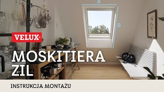 Instrukcja montażu białej moskitiery VELUX ZIL [upl. by Leva952]