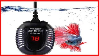 FREESEA Aquarium Heater Fish Tank Submersible Heater 50W75W100W with LED Temperature Display [upl. by Deonne218]