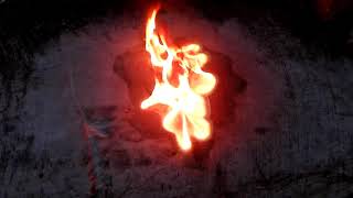 Burning hexanedichloromethane mixture [upl. by Bertero407]