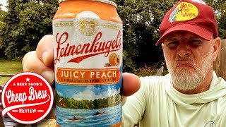 Leinenkugels Juicy Peach Beer Review by A Beer Snobs Cheap Brew Review [upl. by Anawed]