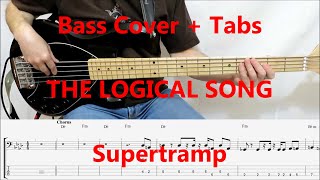 Supertramp  The Logical Song BASS COVER TABS preview [upl. by Renrut]