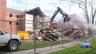 Marshall University demolishing Laidley Hall [upl. by Lorraine886]