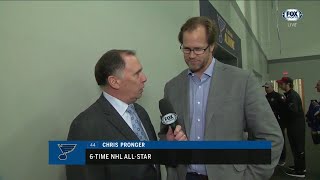 Chris Pronger tells John Kelly his thoughts on BieberBinnington matchup [upl. by Nessej]