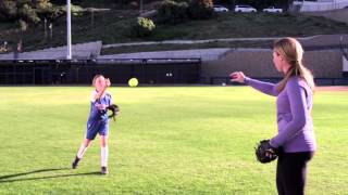 Softball FootGlove Drill [upl. by Amyas236]