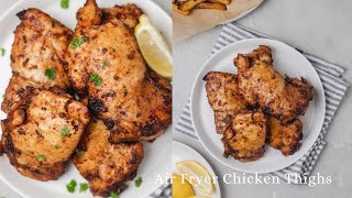 Air fryer Chicken Thighs Using The Best Chicken Thighs Marinade [upl. by Ilyssa]