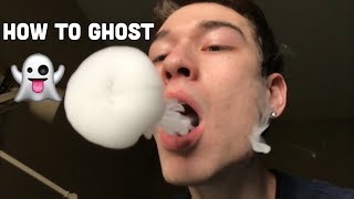 Vape Trick Tutorial  How to Ghost Inhale [upl. by Anaugal559]