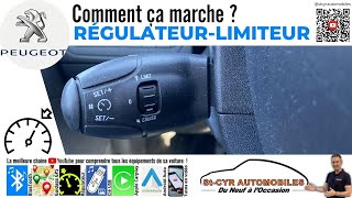 Peugeot 208 2008308 508 Comment fonctionne le Régulateur limiteur comment ça marche [upl. by Ardnovahs]