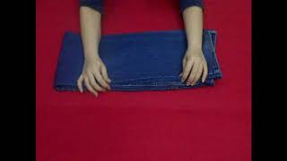 How To Fold Jeans To Save Space [upl. by Tish]