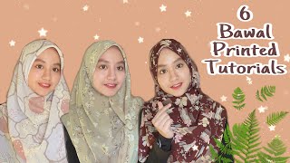 6 Bawal Printed Tutorials Bidang 45  Labuh Depan Belakang [upl. by Sosthenna]