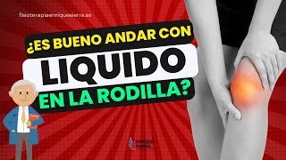 ¿ES BUENO ANDAR CON LÍQUIDO EN LA RODILLA 🤔 [upl. by Avalsorim]