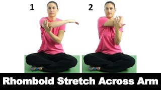 Rhomboid Stretch Across Arm  Ask Doctor Jo [upl. by Glenna]