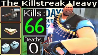 The Killstreak Heavy🔸The Tomislav Experience TF2 Gameplay [upl. by Anihsak]