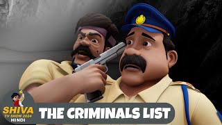 The Criminalist List  Shiva  शिवा  Full Episode 38  Funny Action Cartoon  Shiva Show 2024 Hindi [upl. by Natrav781]