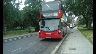 FULL ROUTE VISUAL Route 249 Clapham Common  Anerley Station [upl. by Tilford]