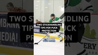 TWO STICKHANDLING TIPS FOR PUCK PROTECTION hockeycoaching hockeydevelopment [upl. by Tnelc]