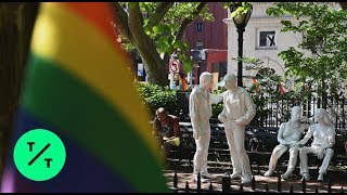 NYPD Apologizes to LGBTQ Community for 1969 Stonewall Raid [upl. by Eecyal]