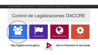 Tutorial Acceso al Portal de Legalizaciones DACCRE [upl. by Ennirak]